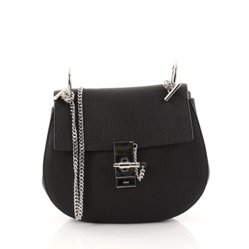 Chloe Drew Crossbody Bag Leather Small Black 2768303