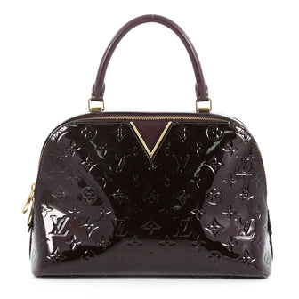 Louis Vuitton Melrose Handbag Monogram Vernis Purple 218235228