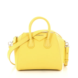Givenchy Antigona Bag Leather Mini Yellow 2770701