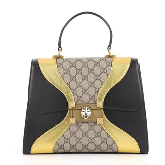 Gucci Osiride Top Handle Bag GG Canvas and Leather 2770901