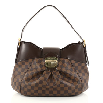 Louis Vuitton Sistina Handbag Damier MM Brown 2772616