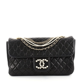 Chanel Westminster Pearl Chain Flap Bag Quilted Lambskin 2772619