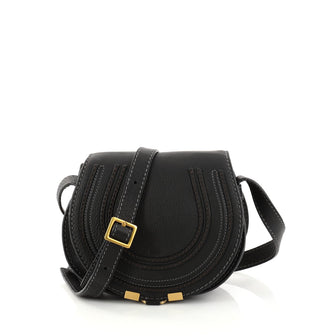 Chloe Marcie Crossbody Bag Leather Small Black 2773801