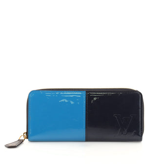 Louis Vuitton Clemence Miroir Wallet Patent Blue 2776405