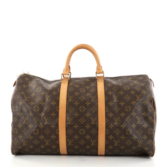 Louis Vuitton Keepall Bag Monogram Canvas 50 Brown 2776801