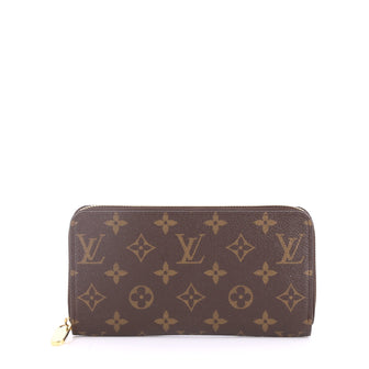 Louis Vuitton Zippy Wallet Monogram Canvas Brown 2778701