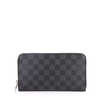 Louis Vuitton Zippy Organizer Damier Graphite Gray 2778702