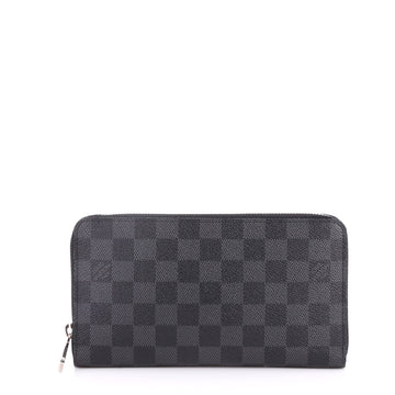 Louis Vuitton Zippy Organizer Damier Graphite Gray 2778702