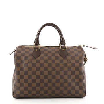 Louis Vuitton Speedy Handbag Damier 30 Brown 2779501