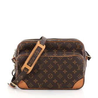 Louis Vuitton Nil Handbag Monogram Canvas 28 Brown 2782605