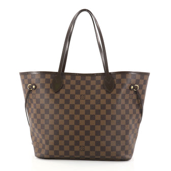 Louis Vuitton Neverfull Tote Damier MM Brown 2783202