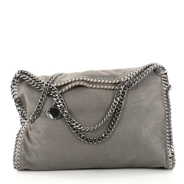  Stella McCartney Falabella Fold Over Bag Shaggy Deer Gray 2783802