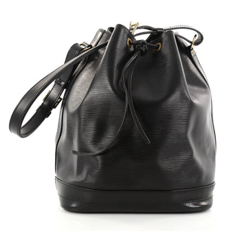 Louis Vuitton Noe Handbag Epi Leather Large Black 2784604