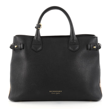 Burberry Banner Convertible Tote Leather and House Check 2785601