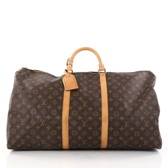 Louis Vuitton Keepall Bag Monogram Canvas 60 Brown 2785701