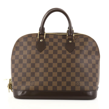 Louis Vuitton Vintage Alma Handbag Damier PM Brown 2786002