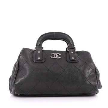 Chanel Outdoor Ligne Doctor Bag Quilted Caviar Small Black 2786304