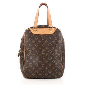 Louis Vuitton Excursion Handbag Monogram Canvas Brown 2787903