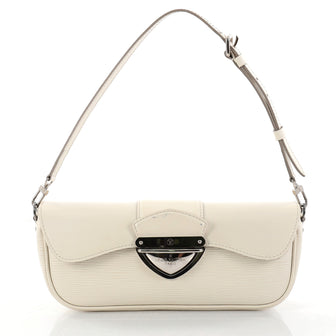 Louis Vuitton Epi Pochette Montaigne - White Clutches, Handbags