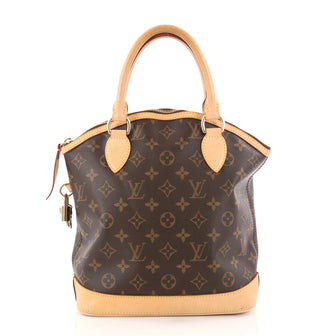 Louis Vuitton Lockit Handbag Monogram Canvas PM Brown 2789401