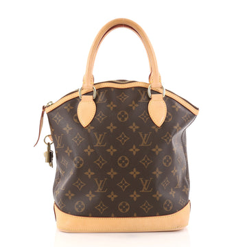Louis Vuitton Lockit Handbag Monogram Canvas PM Brown 2789401