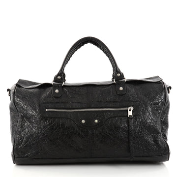 Balenciaga Squash S Boston Duffle Bag Lambskin Small Black 2790301