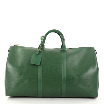 Louis Vuitton Keepall Bag Epi Leather 50 Green 2791201
