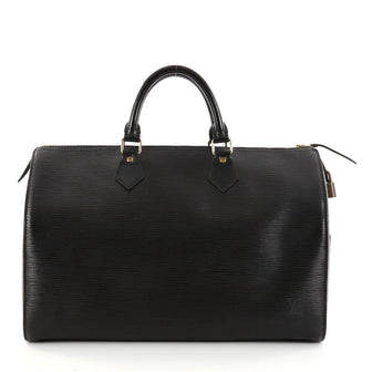 Louis Vuitton Speedy Handbag Epi Leather 35 Black 2791202