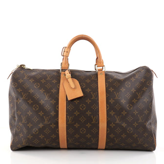 Louis Vuitton Keepall Bag Monogram Canvas 50 Brown 2791205