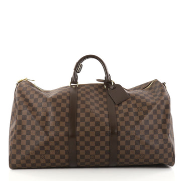 Louis Vuitton Keepall Bandouliere Bag Damier 55 Brown 2791301