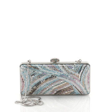 Judith Leiber Minaudiere Crystal Long Blue 2792201