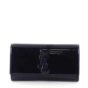Saint Laurent Belle de Jour Clutch Patent Small Blue 2792302