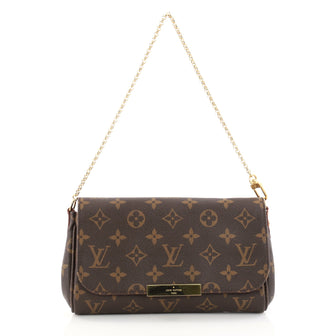 Louis Vuitton Favorite Handbag Monogram Canvas PM Brown 2792703