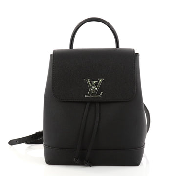 Louis Vuitton Lockme Backpack Leather Black 2792801