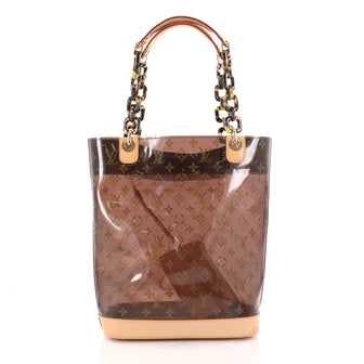 Louis Vuitton Sac Ambre Handbag Monogram Vinyl MM Brown 2794102