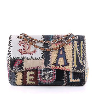 Chanel Classic Single Flap Bag Multicolor Patchwork 2794409