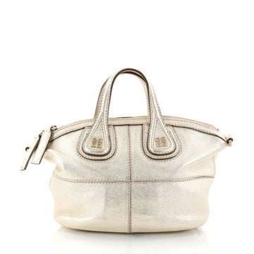 Givenchy Nightingale Crossbody Bag Leather Micro Gold 2794503