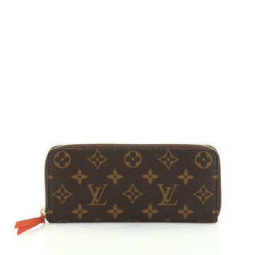 Louis Vuitton Clemence Wallet Monogram Canvas Brown 2794604