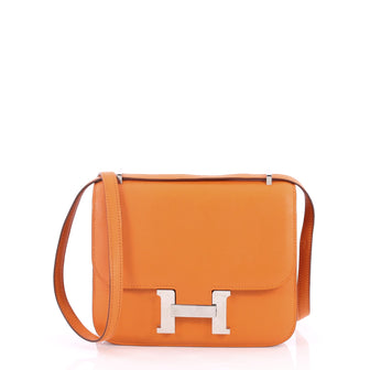 Hermes Constance Handbag Swift 18 Orange 2795301