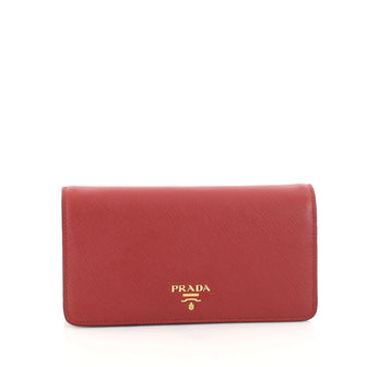 Prada Wallet on Chain Saffiano Leather Red 2795401