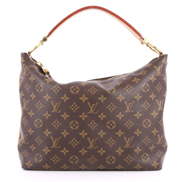 Louis Vuitton Sully Handbag Monogram Canvas PM Brown 2795701