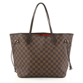 Louis Vuitton Neverfull Tote Damier MM Brown 2799702