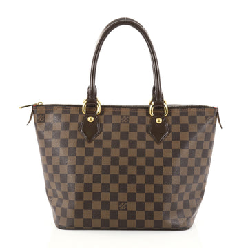 Louis Vuitton Saleya Handbag Damier PM Brown 2799803