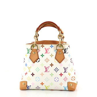 Louis Vuitton Audra Handbag Monogram Multicolor White 2800601