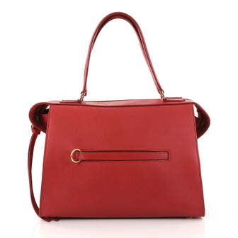 Celine Ring Bag Leather Small Red 2800604