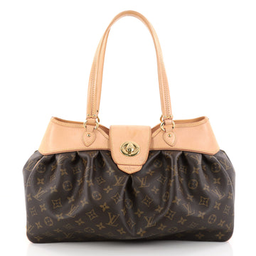Louis Vuitton Boetie Handbag Monogram Canvas MM Brown 2801201