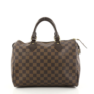 Louis Vuitton Speedy Handbag Damier 30 Brown 2802704