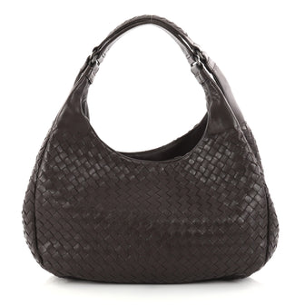 Bottega Veneta Campana Hobo Intrecciato Nappa Medium Brown 2803601