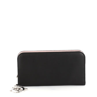 Christian Dior Diorissimo Voyageur Organizer Wallet Leather Long Black 2803801