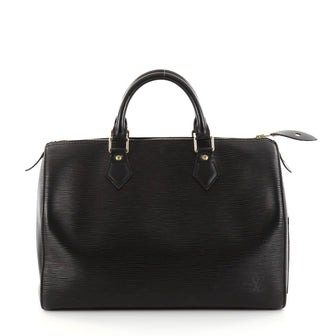 Louis Vuitton Speedy Handbag Epi Leather 30 Black 2807303